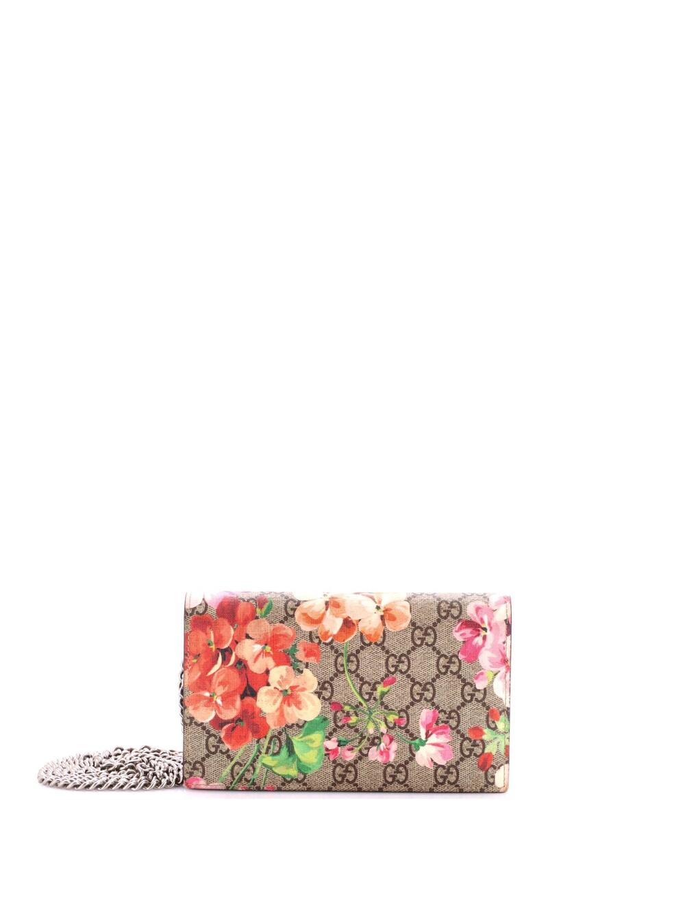 Gucci Chain Wallet Blooms Print Gg #340415G10B
